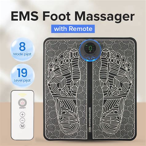 Yuku Alat Pijat Kaki Elektrik Ems Foot Massager Usb Mode With Remote