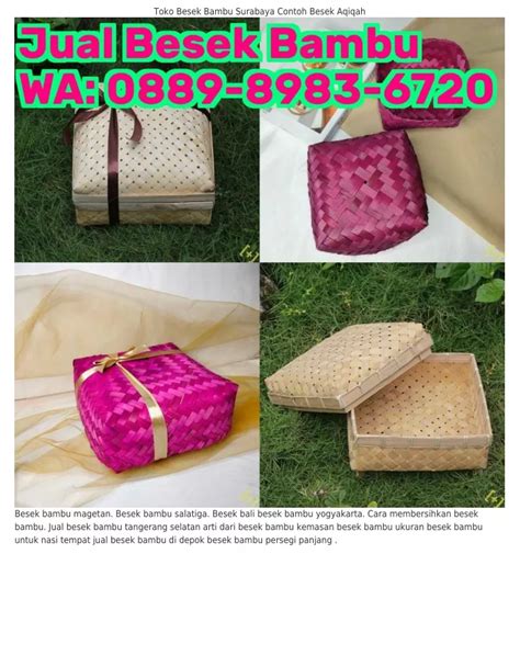 PPT Ö889 898౩ ᏮᜪᒿÖ WA Harga Besek Bambu Ukuran 20x20 Pengrajin