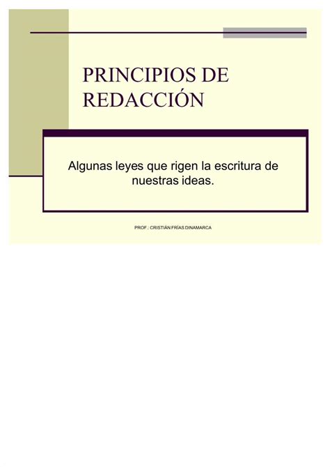 Pdf Principios De Redaccion Dokumen Tips