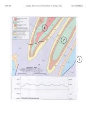 Lab Color Maps For Lab Exercise Pdf Geol Geologic Structures