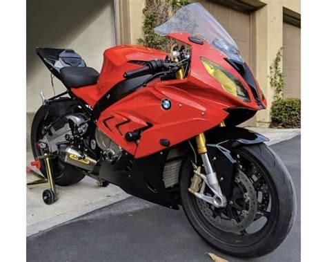 Red With Matte Black Lowers To Bmw S Rr Abs Fairings