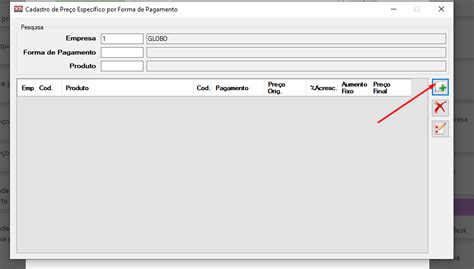 Cadastrando Regra De Pre O Por Forma De Pagamento Soswiki