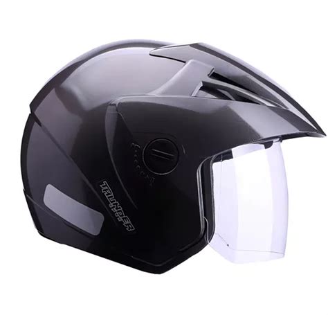 Capacete Para Moto Aberto Viseira Ebf Capacetes Thunder Open Solid