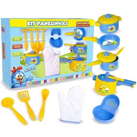 Kit De Panelinhas Da Galinha Pintadinha Brincando De Casinha 23