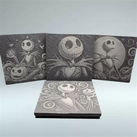 Disney Jack Skellington Nightmare Before Christmas Slate Coaster