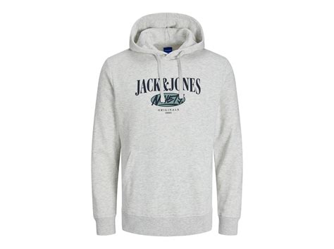 JACK JONES Sweater Majica COBIN Tamno Plava Svijetlosiva