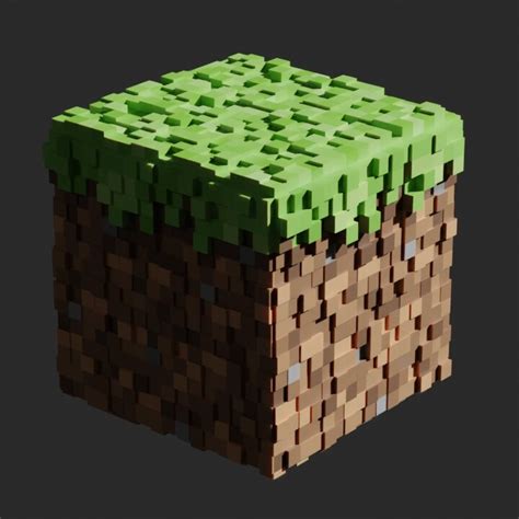 Minecraft 3d Grass