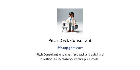 Pitch Deck Consultant Gpts Features And Functions Examples And Prompts