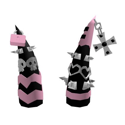 Cuernos de Demonio de Plata Rosa Cibernético Roblox