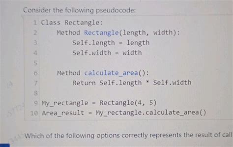 Consider The Following Pseudocode Class Studyx