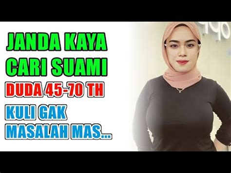 Cari Jodoh Janda Kaya Pengen Cepet Punya Anak Suami Kuli Bangunan Gak