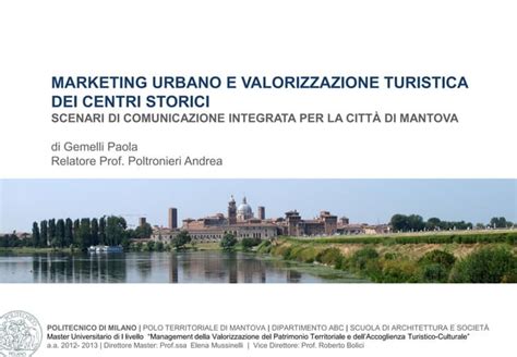 Presentazione Discussione Tesi Master In Management Della