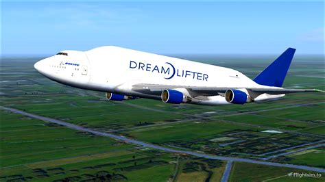 Converted Boeing 747-400LCF "Dreamlifter" (Working 747-8i Cockpit) für Microsoft Flight ...