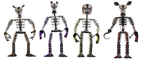 FNaF 2 Unwithered Endos : fivenightsatfreddys