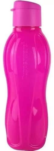 Botella Tupperware Eco Tupper Plus Con Tapa Abatible De Litro Rosa