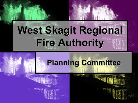 Regional Fire Authority West Skagit RFA Planning Committee