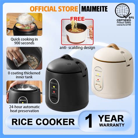 Maimeite Rice Cooker Small Non Stick Inner Pot Multi Function With