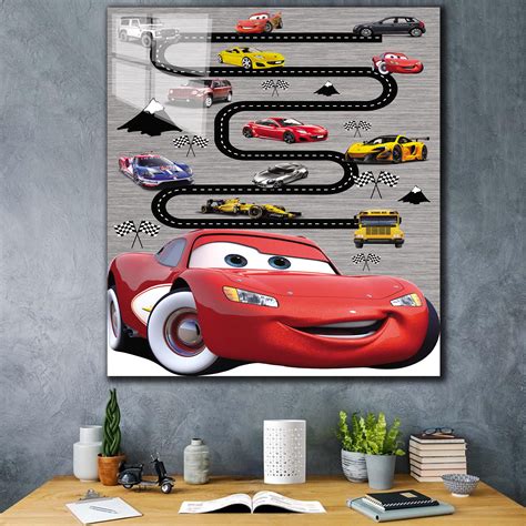 Póster Disney Cars Cars Movie Poster Cars Pixar Lightning Mcqueen