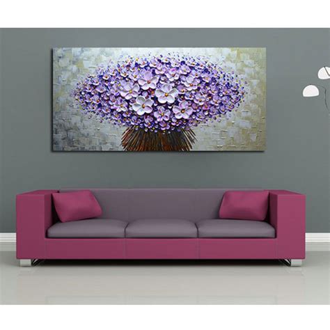 Purple Paintings Canvas