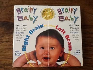 Amazon.com: Brainy Baby, Vol. 1 & 2: Right Brain & Left Brain (2 Tape ...