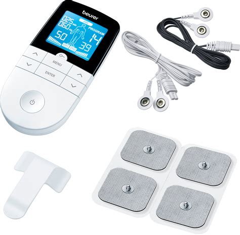 Customer Reviews Beurer Digital EMS TENS Device White EM49 Best Buy