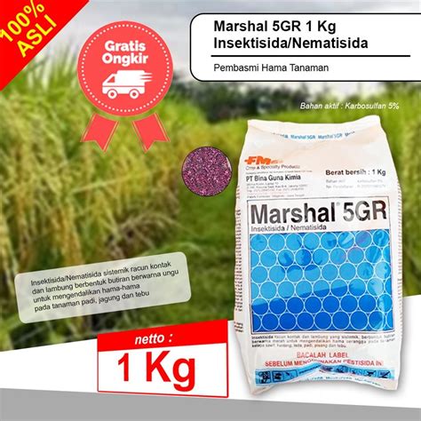 Pestisida Pembasmi Hama Marshal 5GR 1 Kg Lazada Indonesia