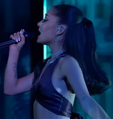 Ariana Grande Performs Save Your Tears Remix At The Iheart Radio