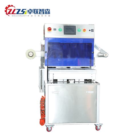 Zlzsen Nitrogen Gas Flushing Vacuum Sealer Meat Fast Food Packaging