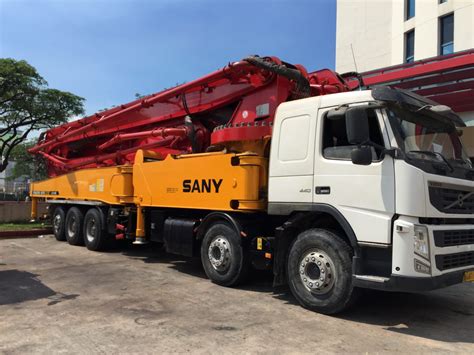 Yr Sany M Used Concrete Pump Truck Volvo Silk Road Equipment