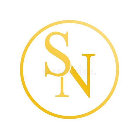 Luxury Sn Letters Logo Template Images Sn Logo Monogram Best Identity