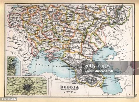 Russian Empire Map Photos And Premium High Res Pictures Getty Images