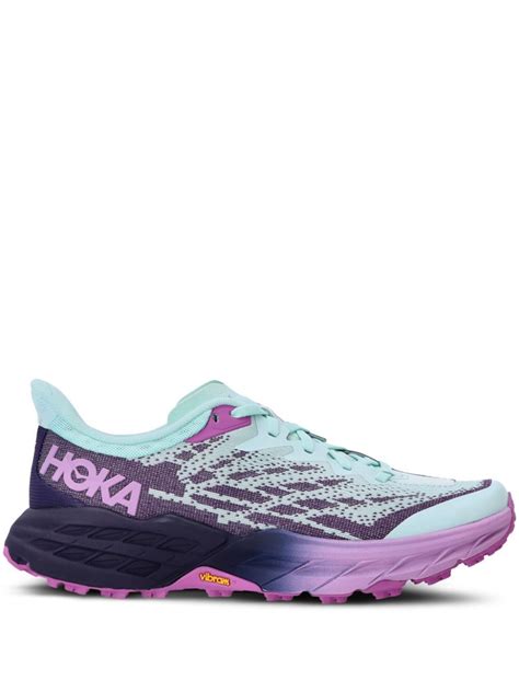 Hoka Purple Speedgoat 5 Running Sneakers Blue Editorialist