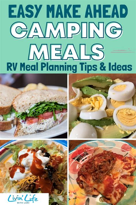 Rv Meal Planning Tips Easy Make Ahead Camping Meal Ideas Livin