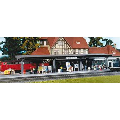 Faller Bahnsteig Mit Laufenden Figuren Modellbau Fischer