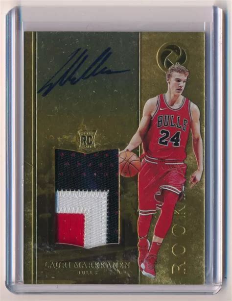 Panini Opulence Rookie Patch Autografo Lauri Markkanen Rc Auto