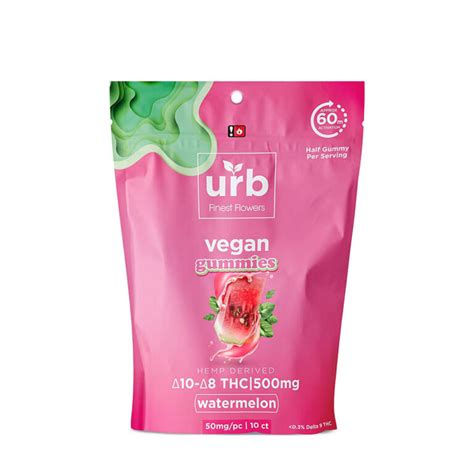 Urb Watermelon Delta Thc Vegan Gummies Mg Cbd Pharm