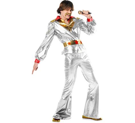 Costume Da Discoteca Argento Anni Da Uomo