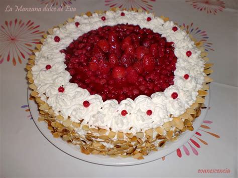 La Manzana Dulce De Eva Tarta De Nata Y Fresas Fácil Sin Horno