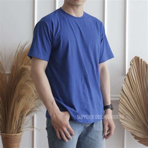 Jual Kaos Polos Oblong Pendek Soft Cotton Combed S Di Seller Sn Jaya