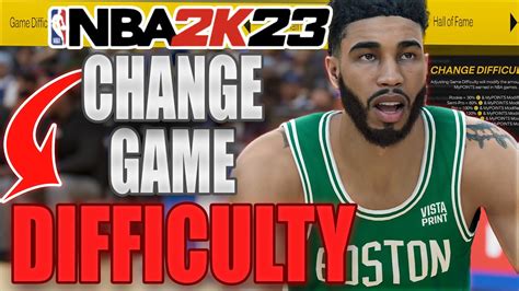 How To Change Difficulty On Nba K Mycareer Youtube