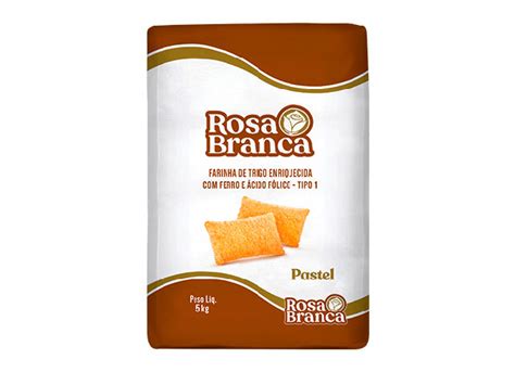 Farinha Trigo Pastel Rosa Branca Kg Megag Alimentos