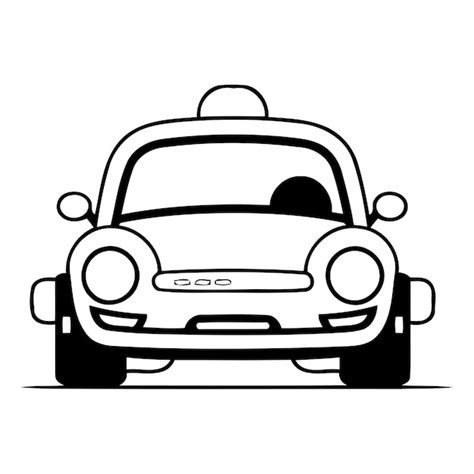 Icono De Taxi Ilustraci N Vectorial En Estilo Plano Taxi Amarillo