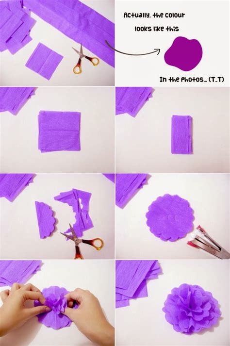 How To Make Flowers Out Of Crepe Paper Streamers Best Flower Site