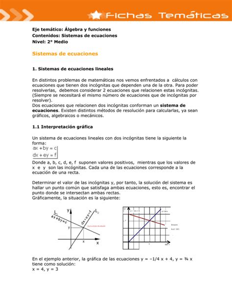 Sistemas De Ecuaciones