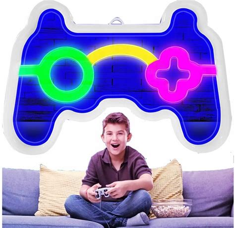 NEON PLEXI LED GAMEPAD GIER POKÓJ GRACZA MULTIKOLOR FOREVER LIGHT DO