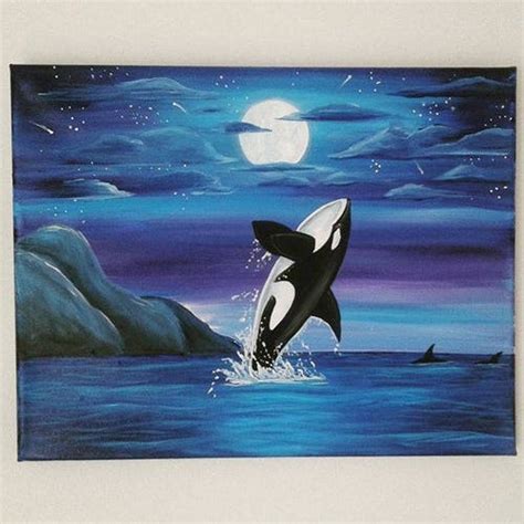 Killer Whale Watercolor Painting Print by Slaveika Aladjova | Etsy