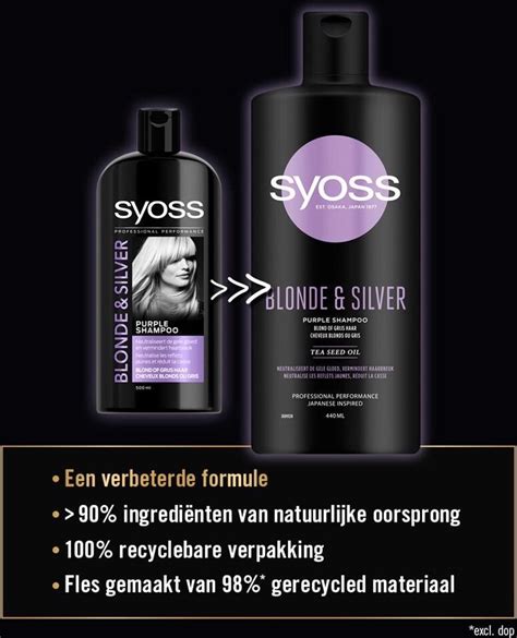 SYOSS Blonde And Silver Shampoo 440 Ml Onlinevoordeelshop