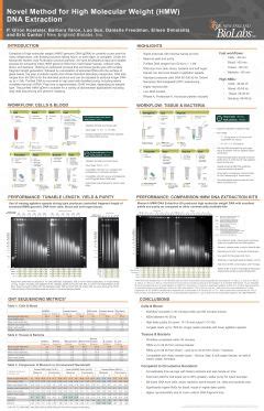Novel Method For High Molecular Weight HMW DNA Extraction Oxford
