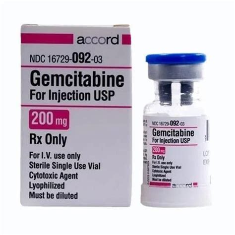 Gemcitabine Injection 1000 Mg At Rs 1500 Vial In Nagpur ID