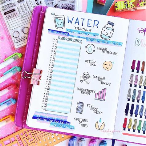 9 Blissful Self Care Bullet Journal Spreads Masha Plans